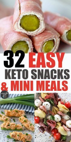 32 easy keto snacks and mini meals that are perfect for the whole family to enjoy