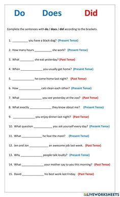 printable worksheet to help students learn how to read the words in english