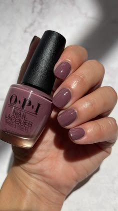 Larissa on Instagram: "“Claydreaming” by @opi shown at 1 coat 🥵😍 - this is probably one of my top 5 OPI polishes of all time. (Well ok, “of all time” is a rough claim because they have too many fabulous colors, but as of today at 3:36pm it’s one of my fav of all time😂) #opi #opiclaydreaming #fallnails #opinails #diynails" Claydreaming Opi Gel, Opi Nomads Dream, Opi My Studio’s On Spring, Nails Cool Colors, Cute Nails One Color, Opi Claydreaming, Opi 2024 Colors, Opi Clay Dreaming