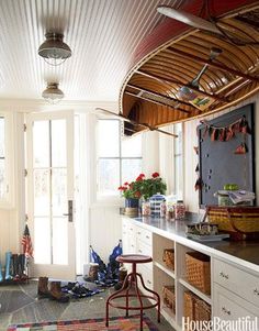 the kitchen is clean and ready to be used as a place for cooking or eating