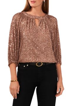 Fox Trot, Night Out Tops, Raglan Sleeve Top, Keyhole Blouse, Keyhole Neck, Fashion Trends Winter, Blouse Nordstrom, Jewel Neck, Dressy Outfits