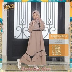 Girls Dress Tutorial, Islamic Clothing Abayas, Muslim Long Dress, Islamic Fashion Dresses, Moslem Fashion, Princess Dress Kids, Kids Frocks Design