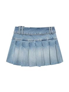 This denim skirt effortlessly transitions from day to night, making it a must-have for summer outings, casual get-togethers, and everything in between. Material: High-quality cotton blend for durability and breathability. Fit: Flattering pleated design that creates a playful silhouette while allowing ease of movement. Style: Trendy mini length that showcases your legs and pairs well with a variety of tops and footwear. Color Options: Available in classic blue and trendy light wash for versatile styling. Why You'll Love It Our Denim Pleated Skirt isn't just about looks; it's designed with your lifestyle in mind. Its lightweight fabric makes it perfect for hot summer days, while the pleated style adds a touch of fun and flair. Whether you’re heading to brunch with friends, a picnic in the pa Denim Pleated Skirt, Mini Skirt Summer, Pleated Denim Skirt, Skirts Summer, Women Belt, A Line Mini Skirt, Denim Romper, Denim Maxi Skirt, Pleated Mini Skirt