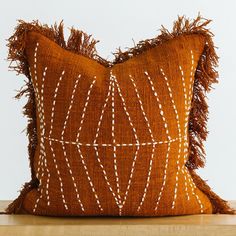 rust orange throw pillows Throw Pillows And Blankets, Rust Throw Pillows, Pillows And Blankets, Cultural Crafts, Handmade Throws, Boho Living, Pillows And Throws, Rust Color, Beautiful Pillows