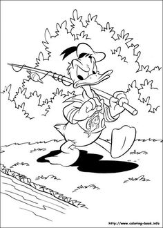 mickey mouse playing baseball in the park coloring pages for kids, disney cartoons, cartoon characters,