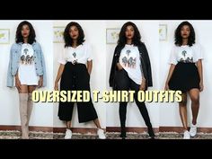 Style T Shirt Dress, Oversized T Shirt Outfit, How To Style Oversized Shirt, T Shirt Outfit Ideas, Oversized Tee Outfit, Oversized White T Shirt, Oversized Shirt Outfit, High Waisted Jeans Outfit, T Shirt Outfits