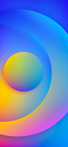 an abstract background with blue, yellow and pink colors