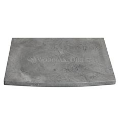 a gray stone cutting board with the words wood and direct on it