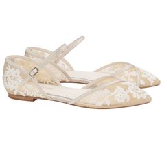 Bella Belle Shoes Celia Dorsay Nude Lace Wedding Flats Bridal Flats Shoes, Flat Wedding Shoes For Bride, Lace Wedding Flats, Bella Belle Shoes, Belle Shoes, Wedding Ballet Flats, Bride Attire, Wedding Shoes Comfortable, Nude Flats