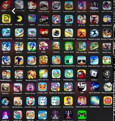 an image of many different app icons on a black background with the title'top 10 apps for iphone '