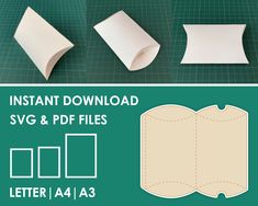 the instructions for how to make an origami book with paper, scissors and glue