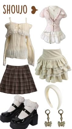 Shoujo Style, 2000 Outfits, Outfits Fo, Outfit Inso, Cute Simple Outfits