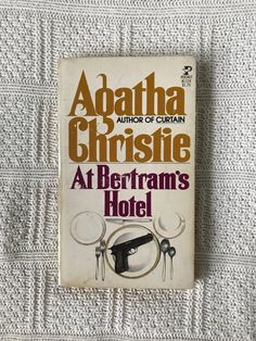 At Bertram’s Hotel Agatha Christie, Book Covers, Bottle Opener Wall, Hotel, Book Cover, Books