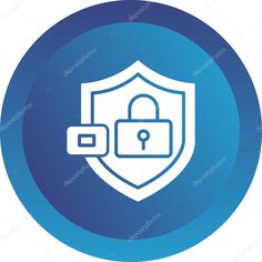 Data protection icon with shield, vector illustration simple design Shield Vector, Vector Technology, Design Advertisement, Illustration Simple, Technology Icon, Data Protection, Illustration Vector