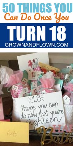 18th Birthday Gift Ideas, 18th Birthday Present Ideas, 18th Birthday Gifts For Boys, Gifts For 18th Birthday, 18th Birthday Gifts For Girls, Joining The Military, Birthday Gift Baskets, 18th Birthday Gifts, 18th Birthday Party