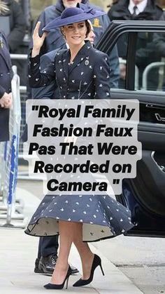 the royal family fashion faux pass that were recorded on camera