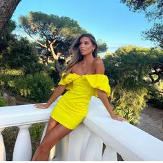 Questions? Leave A Comment Below! Off-shoulder Dress For Summer Night Out, Casual Summer Cocktail Bodycon Dress, Summer Off-shoulder Party Mini Dress, Summer Off-shoulder Mini Dress For Party, Yellow Off-shoulder Party Dress, Chic Yellow Mini Length Bodycon Dress, Yellow Summer Bodycon Dress For Date Night, Yellow Off-shoulder Cocktail Dress, Yellow Bodycon Dress For Date Night In Summer