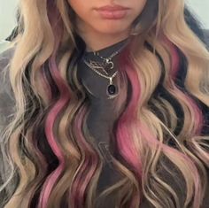 Blonde And Pink Hair, Blonde And Pink, Dyed Hair Inspiration, Pretty Hair Color, Hair Stylies, Dye My Hair, Hair Dye Colors