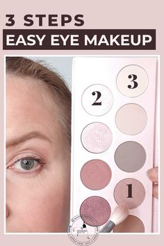 Applying Eye Shadow Over 50, How To Apply Eye Shadow For Hooded Eyes, Easy Hooded Eye Makeup For Beginners, Eye Shadow Over 50, Eye Makeup For Older Women Over 50, Eye Makeup Over 40