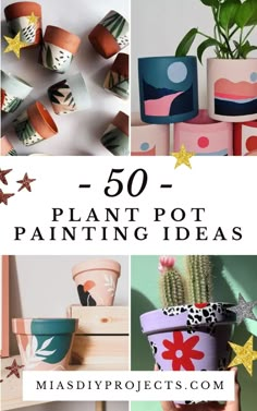 the top 50 plant pot painting ideas