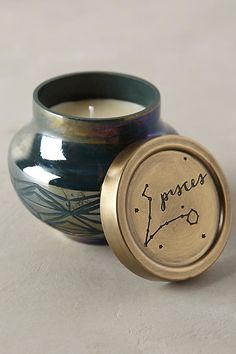 A candle for every zodiac sign. | 32 Zodiac Gifts For The Astrology-Obsessed Zodiac Candle, Selling Candles, Unique Candles, Capri Blue, Home Candles, Candle Making, Holiday Fun