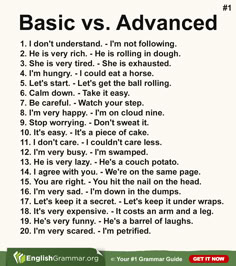 a poster with the words basic vs advanced in it's uppercase and lowercase letters