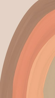 an abstract painting with orange, brown and beige colors on it's edges is featured in this image