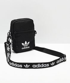 Adidas Bag, White Shoulder Bags, Cute Crossbody Bags, Adidas Bags, White Shoulder Bag, Stylish Purse, Metal Screen, Girly Bags, Black Shoulder Bag