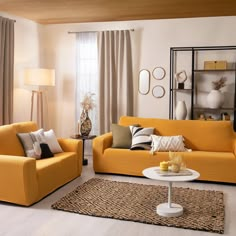 Funda De Sillón Niza Mango SOFÁ Yellow Armchair Living Room, Color 2025, Yellow Armchair, Ideas Casa, Arm Chairs Living Room, House Ideas, Sofa, Living Room