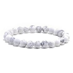 Spark some spiritual vibes with this Unisex Howlite Reiki Healing Gemstone Bracelet! Get yourself into a zen state with this unique bracelet featuring Reiki healing gemstones. It's a perfect accessory for those looking to bring some good energy to their day!