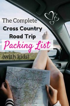 the complete cross country road trip packing list with kids