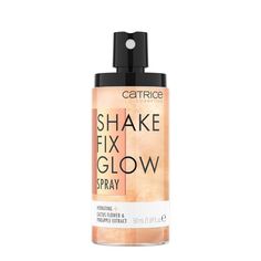 Für den gepflegten Glow-Look Das Shake Fix Glow Spray von Catrice ist ein absolutes Multitasking-Produkt: Es verlängert die Haltbarkeit des Make-ups, spendet Feuchtigkeit, pflegt mit Kaktusblüte und Ananas, erfrischt und schenkt auch noch einen intensiven Glow dank feiner Schimmerpartikel. Die Anwendung des frisch duftenden Sprays ist dabei kinderleicht – einfach schütteln, gleichmäßig aufsprühen und über ein sanft strahlendes Finish und angenehm erfrischende Pflege freuen! Money Can't Buy Happiness, Fixing Spray, Shake Bottle, Under Eye Concealer, Skin Prep, Eye Concealer, Fresh Feeling, Contouring And Highlighting, Cactus Flower