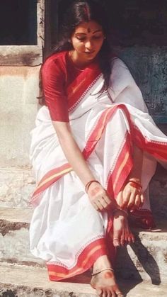 Bengali Saree, Indian Classical Dance, Indian Look, Saree Photoshoot, Theme Dress, Saree Trends