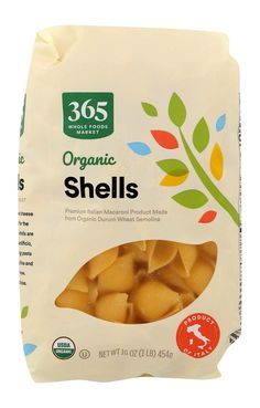 365 Everyday Value Shells Organic (Best Cookware) Elbow Pasta, Frugal Mom, Pasta Shells, Mushroom Coffee, Cheap Dinners, Stuffed Pasta Shells, Gluten Free Pasta, Whole Foods Market