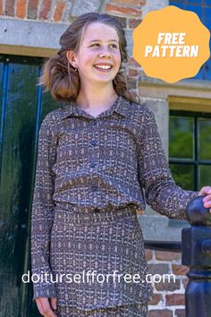 Discover an extensive collection of complimentary sewing patterns sourced globally at doiturselfforfree.com. Craft exquisite items for individuals of all ages, including children, babies, men, women, and even home decor—all at no cost. Access these free patterns conveniently in PDF format. A4 Paper Size, Girls Blouse, A4 Paper, Beautiful Blouses, Full Sleeves, Blouse Pattern