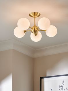 an image of a ceiling light in the living room