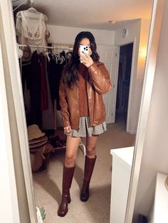 Oversized Jacket Outfit, Outfits Skirts, Trendy Outfit Ideas, Trendy Fall Outfits, Jacket Outfit, Outfit Fall, Oversized Jacket, Autumn Outfit, Skorts