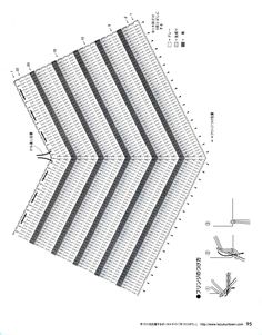 the diagram shows how many different lines are used to create an area that looks like it is