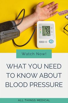 What is Blood Pressure and how does it actually affect our health?  Dive into our Blood Pressure YouTube at All Things Medical to learn more about symptoms, causes, and need-to-know information.  Don't forget to pin for later 📌 What Is Blood, What Is Blood Pressure, Summer Beauty Tips, Blood Pressure Symptoms, Blood Pressure Monitors, Normal Blood Pressure, Learning Techniques