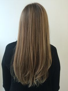 Brown Hair With Half Highlights, Partial Highlights Dark Blonde, Honey Brown Blonde Hair, Blonde Hair Looks