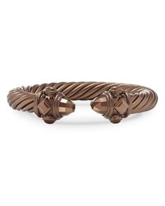 David Yurman Chocolate Aluminum Cable Collection Renaissance Cuff Bracelet - 100% Exclusive Brown Bracelet, Exclusive Jewelry, David Yurman, Cuff Bracelet, Jewelry Bracelets, Jewelry Accessories, Pick Up, In Store, Buy Online