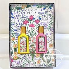 New in gift box, 100% authentic  Gucci 2PC Mini Flora Gorgeous Eau de Parfum Perfume Set Splash 0.16 oz/5 ml All 2 are splash bottle, NOT a spray bottle set including  0.16 oz/ 5 mL Gucci Flora Gorgeous Gardenia Eau de Parfum for Women  0.16 oz/ 5 mL Flora Gorgeous Orchid Eau de Parfum for women Read Before Purchase I accept returns in new and unused condition. I cannot accept used cosmetics for refund. 1. Estimate delivery time is not a guaranteed delivery time. Normally 3-5 business days. Returns 1. We offer a money back guarantee returns within 30 days of receiving your order. All merchandise must be returned in its original condition. Merchandise must be in original condition With Its Original Box and Unused. Return merchandise Without Original Box, Return Is Not Acceptable.  2. Upon r Gucci Flora Gorgeous Gardenia, Gardenia Perfume, Flora Gucci, Gucci Flora, Parfum For Women, Perfume Set, Womens Fragrances, Beauty Store, Spray Bottle