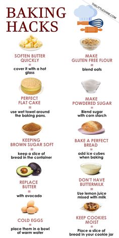 an image of baking hacks for beginners to learn how to bake them