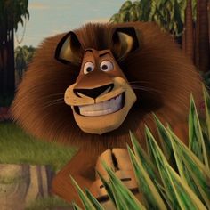 the lion from disney's animated movie, madagascar