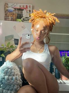 Ginger Locs, Loc Hairstyles, Short Locs Hairstyles, Dreadlock Styles, Dyed Hair Inspiration, Pretty Hair Color, Locs Hairstyles, Hair Inspo Color, Dream Hair