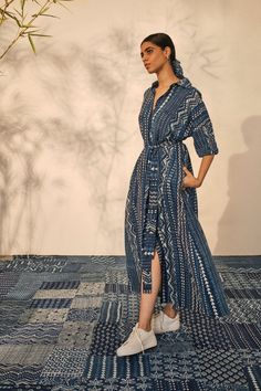 Printed Shirt Dress | Casual Wear | College Fit | Cotton Dress | Shirt Dresses For Women, Womens Clothing Patterns, Plain Dress, Layered Dress, Fashion Revolution, Sustainable Fashion Brands, Thai Style, Dress Indian, Printed Shirt Dress