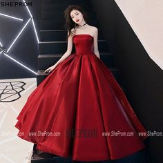 Red Strapless Dress With Sweetheart Neckline For Banquet, Red Satin Strapless Dress For Prom, Elegant Skirt For Prom And Party Season, Elegant Red Strapless Mini Dress, Red Strapless Evening Dress For Prom, Red Strapless Dress For Banquet, Strapless Red Dresses For Banquet, Red Strapless Banquet Dress, Formal Red Satin Strapless Dress