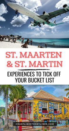 the st maarten and st martin experiences to tick off your bucket list with text overlay