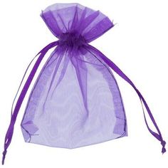 a purple organ bag on a white background