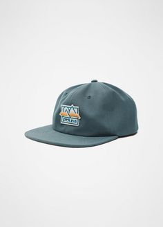 A Flat Brim Hat Made From 100% Recycled Materials That Features Built-in Sun Protection. Blue Six-panel Hat For Outdoor, Blue Six-panel Outdoor Hat, Flat Brim Hat, Patch Hat, Brim Hat, Hat Making, Grey Blue, Upf 50, Beanie Hats